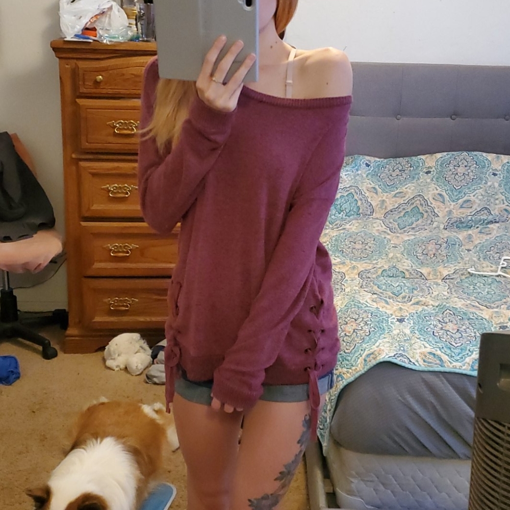 Purple Sweater